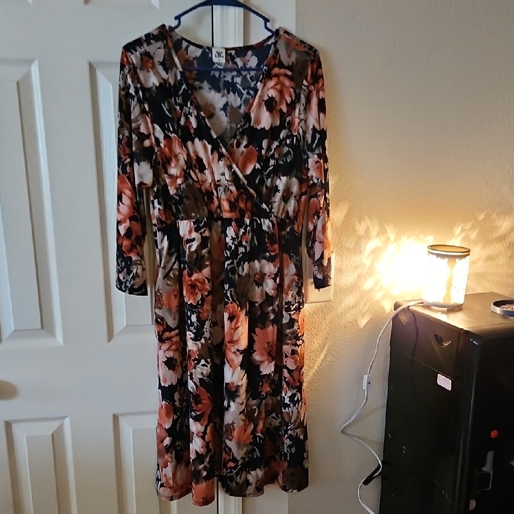 Sew In Love Autumn Floral Long Sleeve Dress